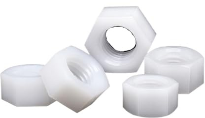 Dado esagonale in nylon e plastica da 5-50 pezzi(White,M16)