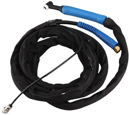 Spacnana Pistola per Saldatura TIG, Torcia Flessibile ABS WP-26 con Cavo Lungo 13 Piedi per Saldatori e Frese