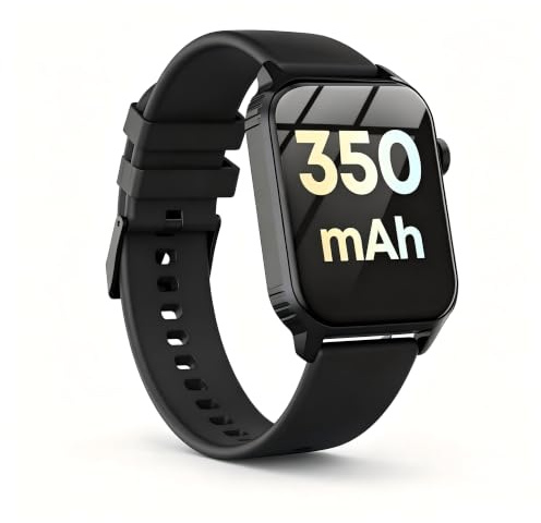 TRAUSI Smart Watches for Women Men, 1.83 inches HD Smartwatch with 120 Sports Modes, Heart Rate/Sleep Monitor, IP67 Waterproof, Bluetooth Call & Music Control for iPhone/Android (Jet Black)