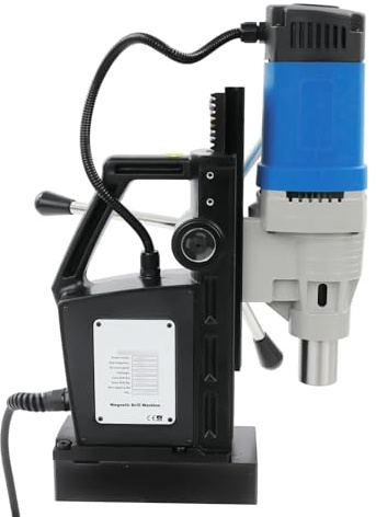 Kernbohrmaschine Magnetische Bohrmaschine 1680W Stahlplatte Spiralbohrmaschine tragbare Magnetbohrer 65 * 28 * 82cm für Metallbearbeitung - Schwarz