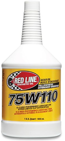 Red Line (57804) 75W110 Full Synthetic Gear Oil GL-5-1 Quart