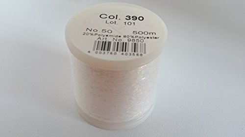 Madeira Metallic No.50 500m 390 Weiss