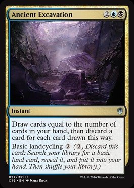 Magic The Gathering - Excavación antigua (027/351) - Commander 2016