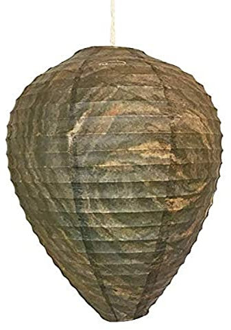 Patio Eden 3 Pack Wasp Nest Decoy - Eco Friendly Hanging Wasp Repellent
