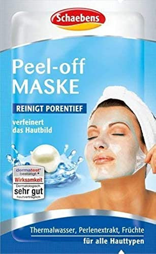 10 x Schaebens Masque Peel-off (10 Sachets de 2 x 5 ml pour 20 applications)