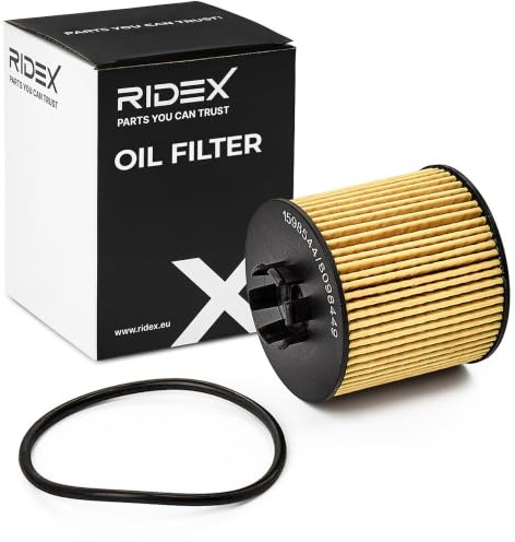 RIDEX 7O0082 Ölfilter Kompatibel mit VW Golf 5 Schrägheck 1K1 Filtereinsatz mit Dichtungen