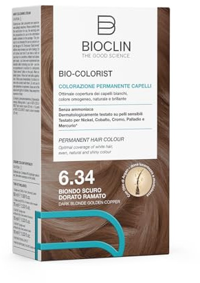 BIOCLIN Bio Colorist Colorazione Permanente Colore 6.34 Biondo Scuro Dorato Rame