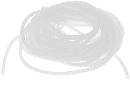 Aexit 3mm Durchmesser - flexibler Spiralschlauch-Kabel-Wire-Wrap-Computer verwalten Kabel weiß 10 Meter (ed62967843751b4f261e39ed16c5548a)