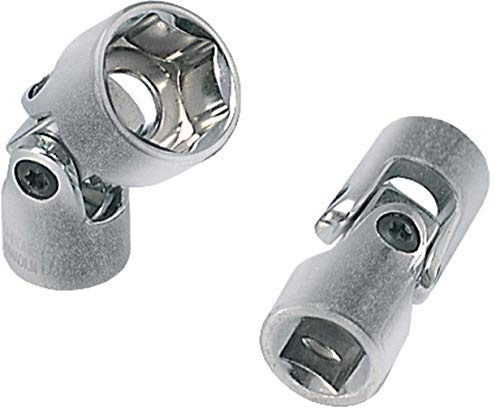 KS Tools 917.2422 1/4 Llave de vaso hexagonal con articulación, 7 mm