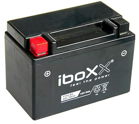 MotoX-treme Motorrad Batterie YTX9-BS GEL 12V kompatibel mit Suzuki GSF 600 Bandit, Bj. 1995-2004
