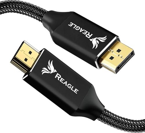 Reagle Cable DisplayPort a HDMI DP DisplayPort 4K HDR 3M
