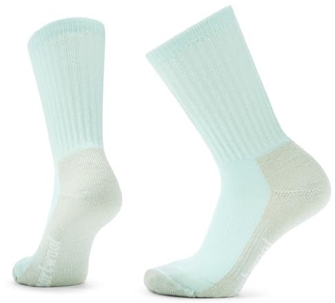Smartwool Damen Classic Hike Light Cushion Crew Socken, Gebleichte Aqua, Small