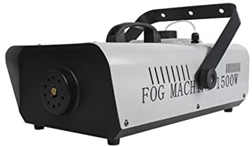 LANAZU Machine à Brouillard 1500 W, Machine à Brouillard de scène Portable avec télécommande DMX, adaptée aux Mariages et fêtes