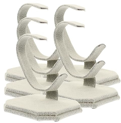IMIKEYA 5 Stück Uhren und Armbandständer aus Kratzfestem Velours Schmuckaufbewahrung für Schreibtisch und Vitrine Praktischer Organizer für Zuhause Büro und Geschäft