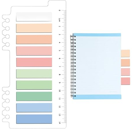 Haftnotizen | Farbige Index-Tabs | Verbessert das Leseerlebnis Textstreifen für Schüler und Lehrer für Notizbuch, Sammelalbum, Akten