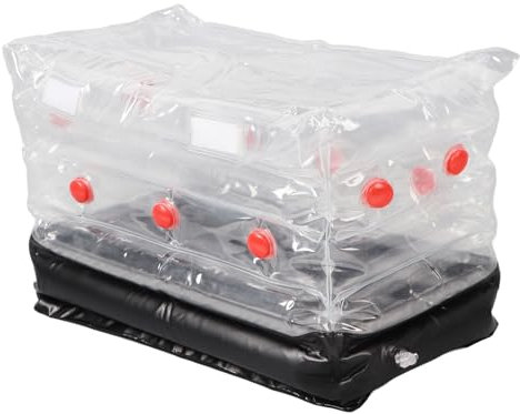 Yctze Kit de Monotubo de Setas Inflable Portátil de PVC, Kit de Cultivo Doméstico con Ventilador y de Drenaje