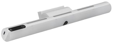 Unterschrankleuchten, 3 Farben, Verstellbar, Dimmbar, Wiederaufladbar, Magnetische LED-Lichtleiste, 2000 MAh, Batteriebetriebene Make-up-Spiegelleuchten mit Fernbedienung (WHITE)