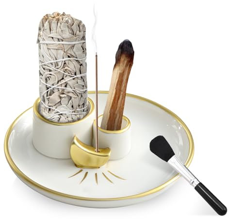 2 PCS Porta Incenso per Bastoncini, Porta Incenso in Legno