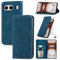 Cracedily Handyhülle für Oneplus Nord 4 Hülle, Klapphülle Premium Lederhülle Klappbar Flip Case Tasche Magnet Kartenfach Standfunktion Klapphülle Schutzhülle für Oneplus Nord 4 5G, Blaugrün