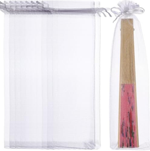 HAWILLOSCH Organza-geschenkbeutel 50 Stück Schmale Beutel Mit Kordelzug Für Schmuck Süßigkeiten