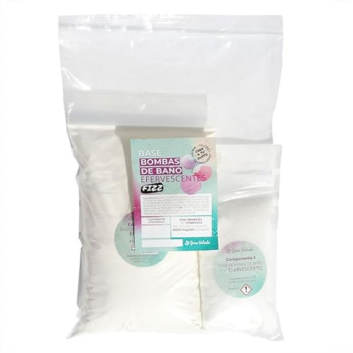 Base bombas de baño efervescentes / 1000 gr