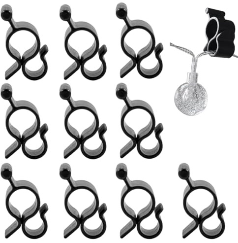 WUSJCOF Crochets pour Auvent Camping-Car 10 Pièces, Crochets en S pour Camping, Accessoires Camping-Car, Crochets de Marquise pour Guirlandes Lumineuses, Accessoires Camping-Car Intérieur et Extérieur