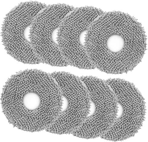 8Pack Microfiber Mop Cloth Pad Set for Q Revo, Qrevo MaxV, Qrevo S, Qrevo Pro, Qrevo Slim,Qrevo Curv,Qrevo S5V,Qrevo Edge S5A,Qrevo Master,Saros 10R,QV35A,QV 35S Roborock Robot Vacuum Mop Accessories