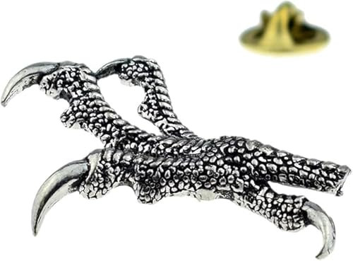 Adler-Talon-Anstecknadel, Zinn, 4,5 cm, Metall
