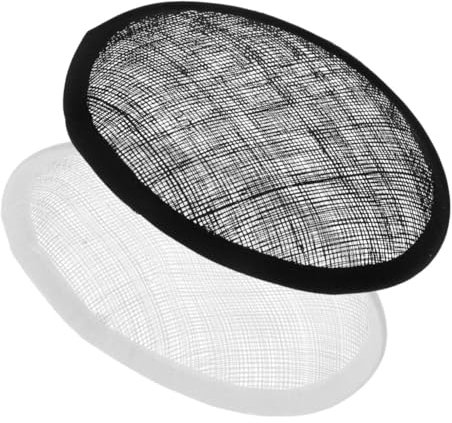 Gadpiparty 2stücke Tropfenförmige Hutbasis Aus Sinamay Fascinator Hut Basis Für Millinery DIY Hutherstellung Zubehör Und Kopfschmuck Grundlage