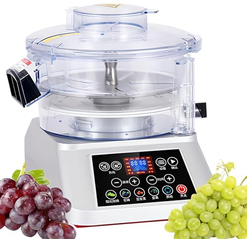 ZMJGLL Pelapatate Elettrico, Rotazione Automatica con Display Intelligente, Strumento di pelatura della Pelle efficiente per UVA, pomodorini, mirtilli, per Negozi di tè al Latte (Grey)