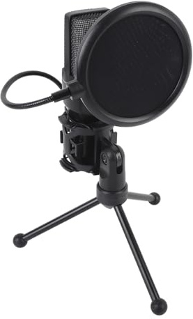Annadue 2.4G Micrófono de Juego USB Inalámbrico con Iluminación RGB, Cancelación de Ruido, Micrófono de Cancelación de Ruido para PC, Transmisión, Grabación, Podcasts