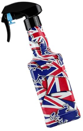 Hohopeti Flacone Spray a Pressione per Parrucchieri 500 Ml Motivo Graffiti Retrò, Bottiglia lo Styling Chioma in Plastica Durevole, Spruzzatore Ergonomico per Riutilizzabile Stile Casuale