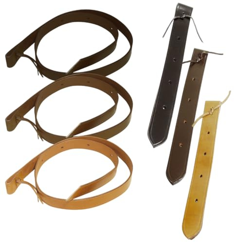PFIFF 004334 Off-Billett, Sattelgurt, Westernsattelgurt, Westernsattel, Westernreiten, Leder, Braun, ca. 45 x 4,5cm