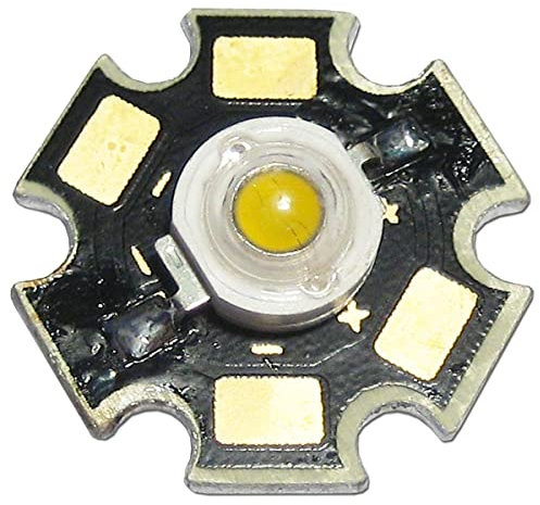 world-trading-net - 5X Hochleistungs LED Chips 3W, grün, auf Aluminiumplatine, superhell, breiter Abstrahlwinkel
