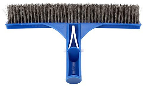 Brosse de Paroi Bleu pour Piscine 25,2 x 4,5 cm Brosse Nettoyage Plastique Tête de Brosse Accessoire Piscine Outil de Nettoyage pour Source Chaude de Spa d'étang