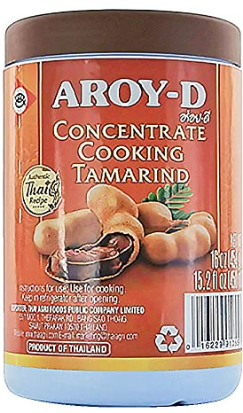 Aroy-d - Tamarindo Concentrado para Cocinar - Ideal para Preparar Pad Thai - 454 Gramos