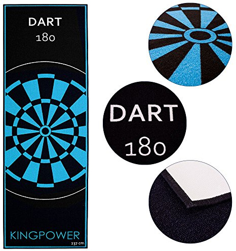 Kingpower Dardo Dardo Alfombra Dardo Alfombra Dardo Estera 237x80cm Dardos Accesorios para Tablero de Dardos Línea de Lanzamiento Tablero de Dardos, Diseño:Diseño 4