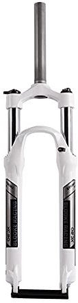 KANGXYSQ Mountainbike Federgabel 26 27.5 29Zoll Federweg: 100 Mm XC20 Gerades Rohr Aluminiumlegierung Fahrradzubehör (Color : Bianco, Size : 26inch)