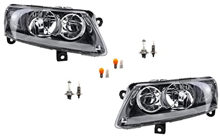 Johns, Faros Coche Apto para Audi A6 (4F) 05/04 – 09/08 + juego de faros izquierdo y derecho.