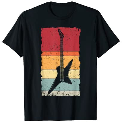 Vintage Gitarre Electric Guitar Retro Acoustic Guitarist T-Shirt