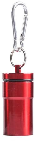 2 Stück Zigaretten Taschenascher,Edelstahl Mini Aschenbecher Reise-Aschenbecher mit Deckel für unterwegs Klein Geruchsdicht Tragbarer Taschenaschenbecher mit Schlüsselanhänger für Camping Büro Rot