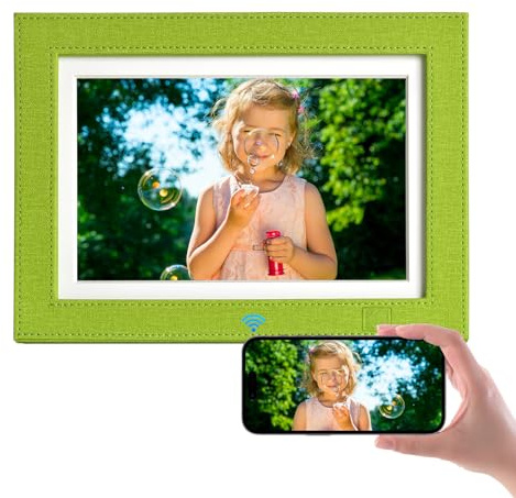 KODAK WLAN Digitaler Bilderrahmen 8.4 Zoll, Elektronischer Bilderrahmen mit 2K IPS Touchscreen, Digitaler Fotorahmen mit 32 GB Speicher, Automatische Rotation, Teilen Sie Fotos Sofort von überall Aus