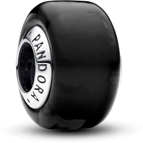 Pandora Moments Charm, Sterlingsilber, mit Muranoglas