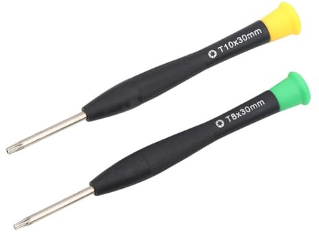 T8 T10 Torx Screwdriver T8H T10H Torx Security Screwdriver Compatible with Xbox One 360 Series X S Controller PS3 PS4 PS5 Repair