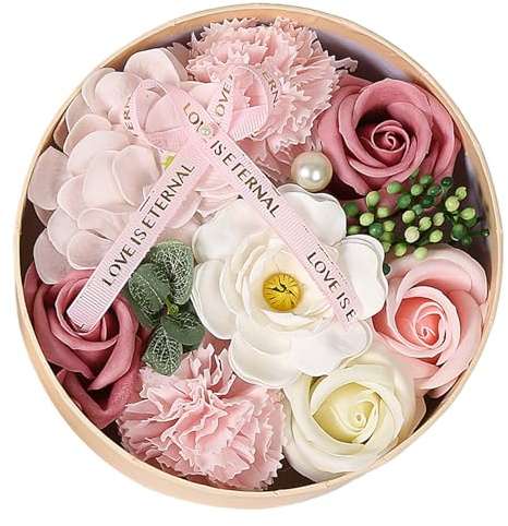 Boîte cadeau de fleurs de savon pour cadeaux de la fête des mères