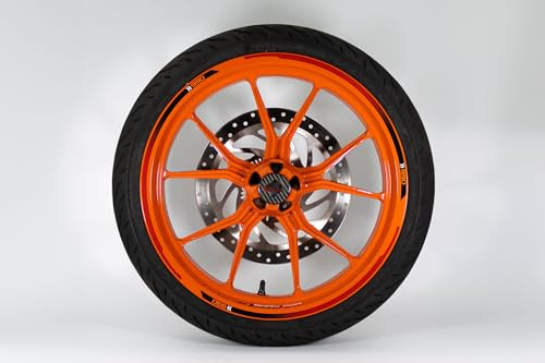 Felgenrand Aufkleber Felgenrandaufkleber Felgenbett Motorrad kompatibel mit KTM 990 Duke X710151VA