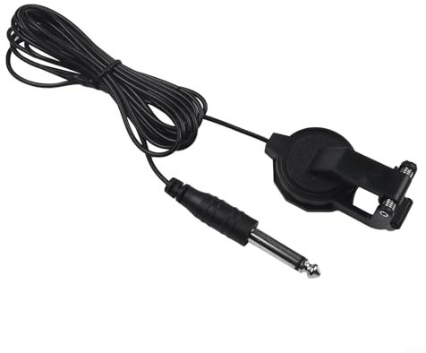 Hasaller Pastilla de guitarra acústica, micrófono, pastilla de sonido para guitarra, violín, ukelele, pastilla de guitarra, transductor piezoeléctrico para guitarra acústica, ukelele, mandolina,