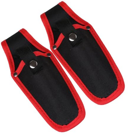 PAMINGONO 2stücke Gartenschere Hülle Aus Canvas Für Gartenscheren Mit Druckknopf Scherenhalter Zur Aufbewahrung Für Gartenarbeit Schutzhülle Für Hand-gartenschere Gartenscheren-scherentasche