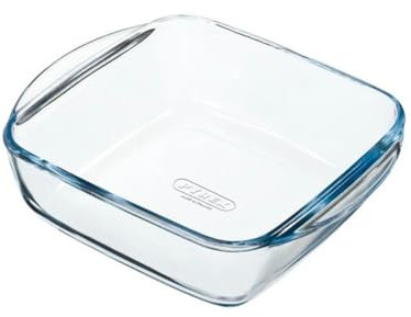 PYREX PREPWARE - Plat carré en verre 25 x 22 cm -2,2 l