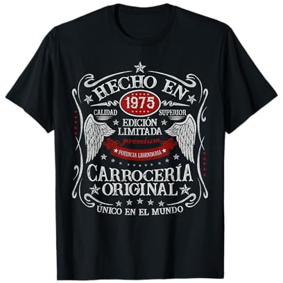 51 Años Cumpleaños motero 1975 moto Biker vintage Regalo Camiseta